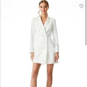 Alice and Olivia Kyrie Tuxedo Dress. Only worn once.